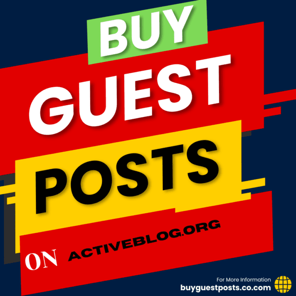 Buy Guest Post on Activeblog.org